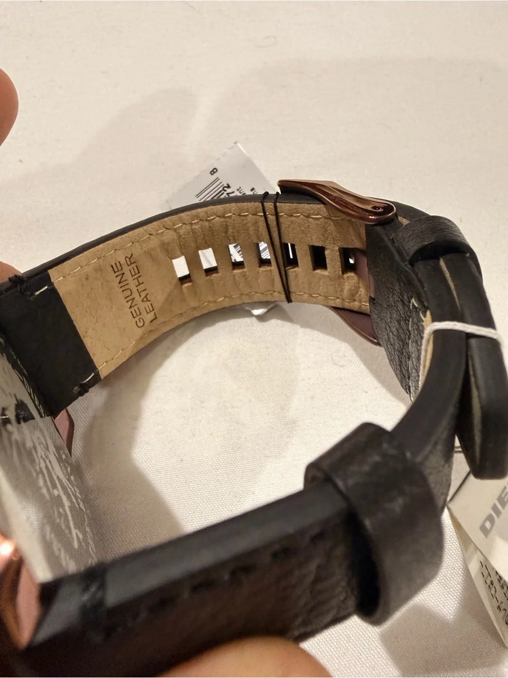 Diesel Black and Rose Gold Men's Chronograph Watch